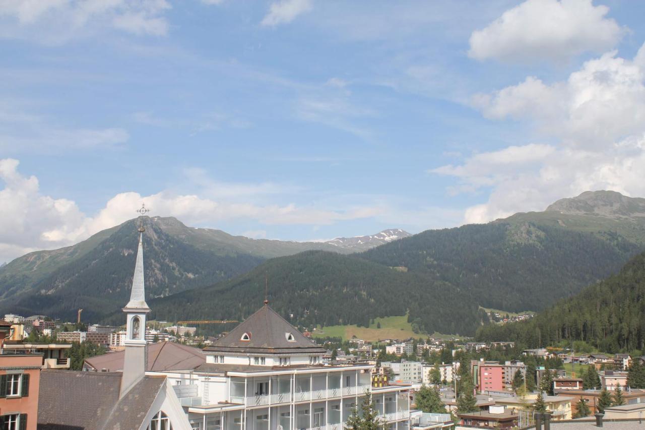Ferienwohnung Alpenblick Davos Esterno foto